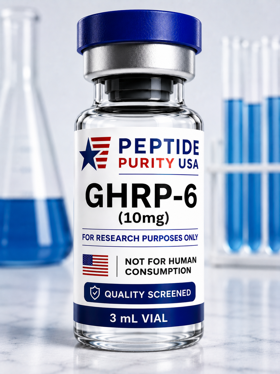 GHRP-6 10mg research vial