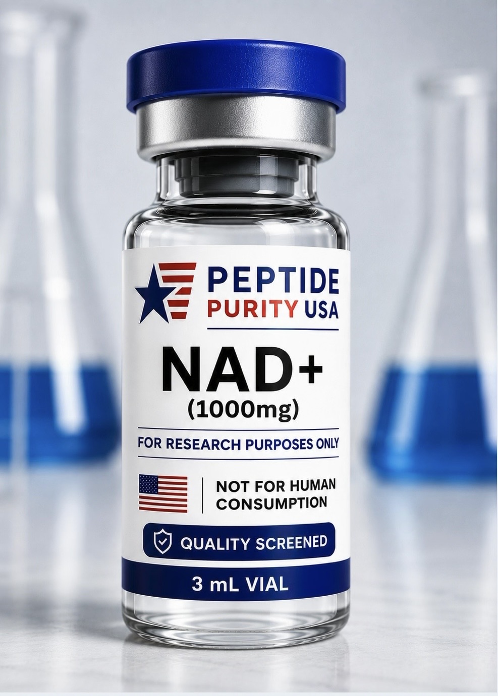 NAD+ 1000 research vial