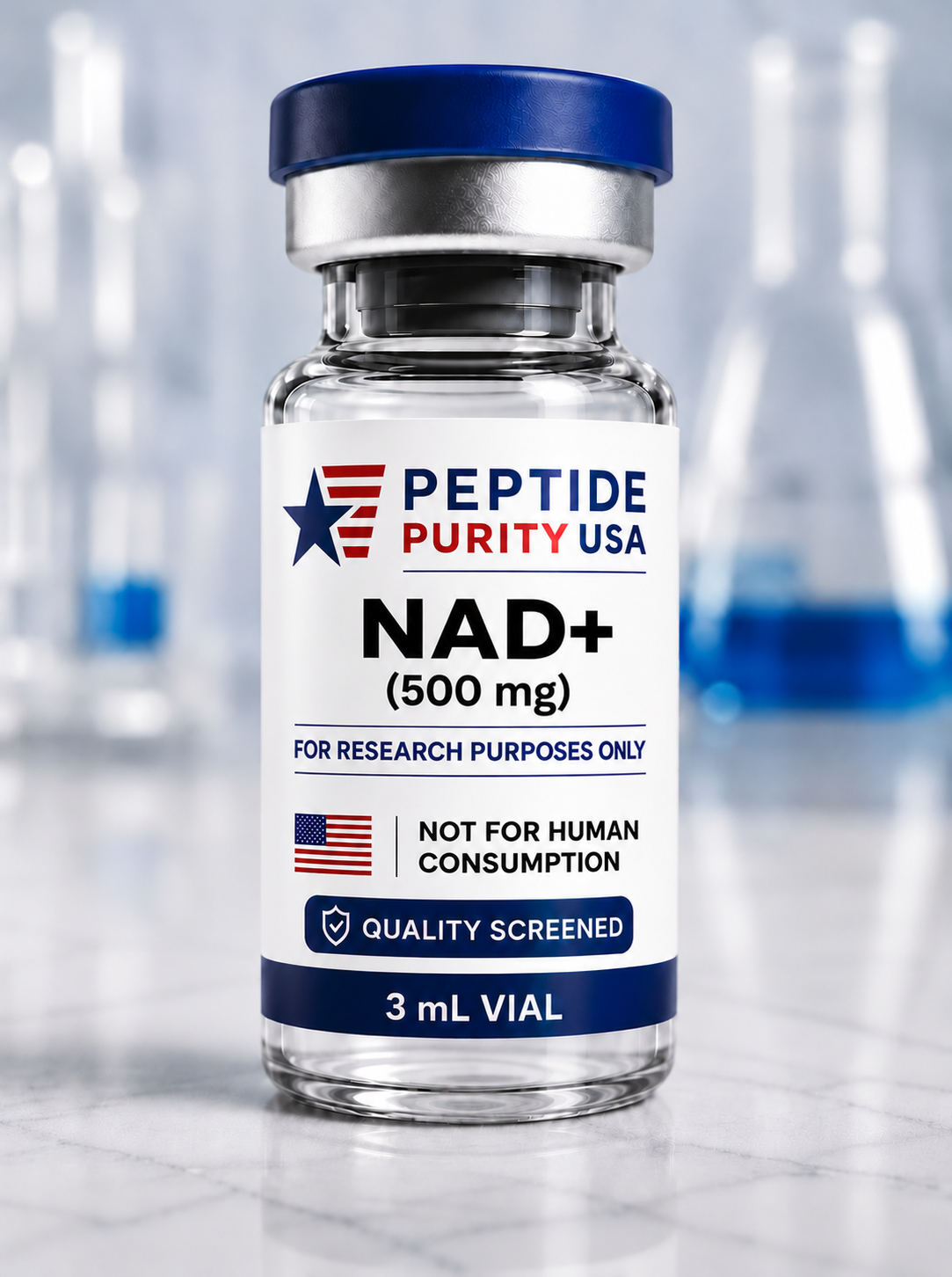 NAD+ 500 research vial