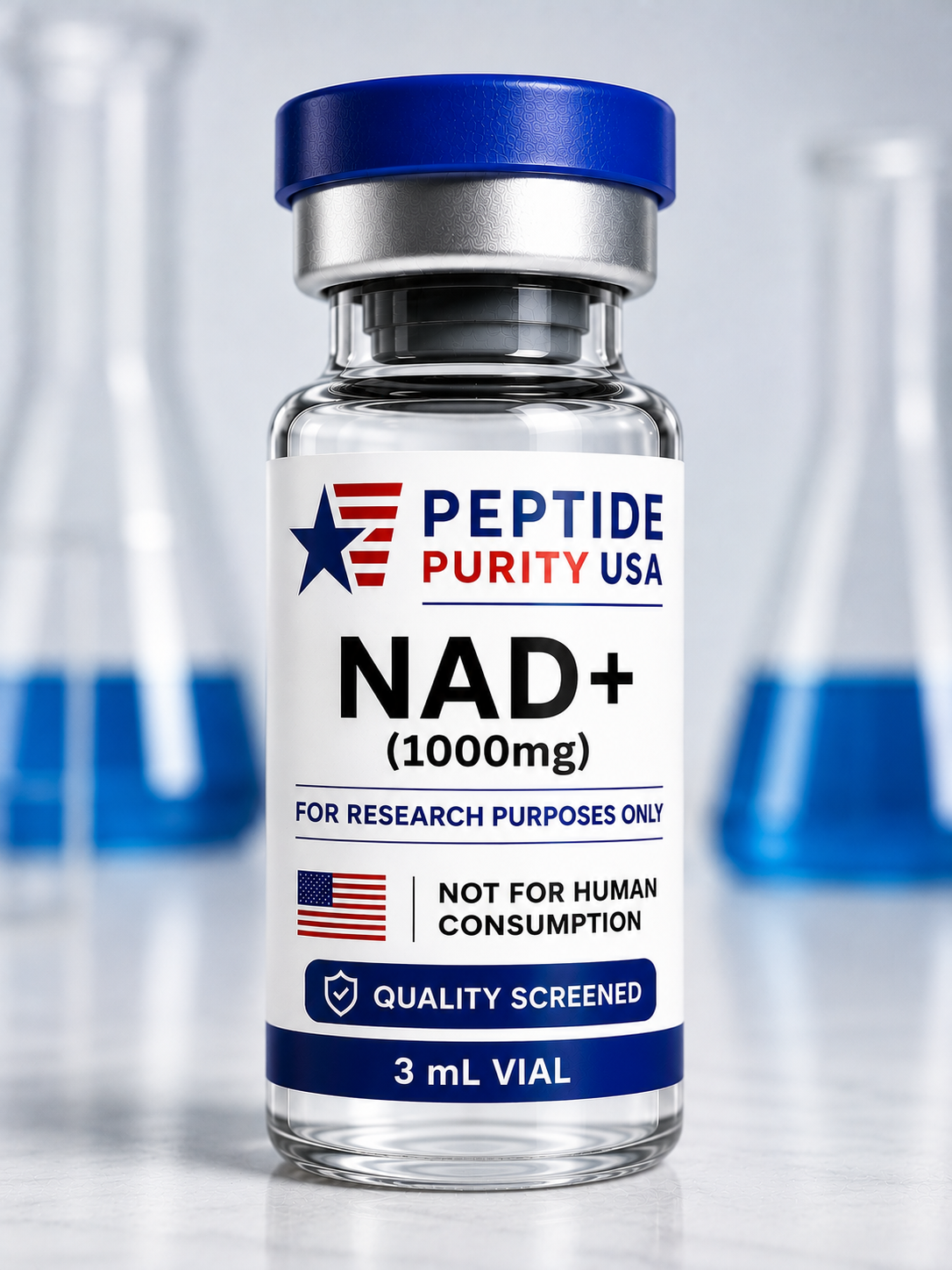 NAD+ 1000mg research vial