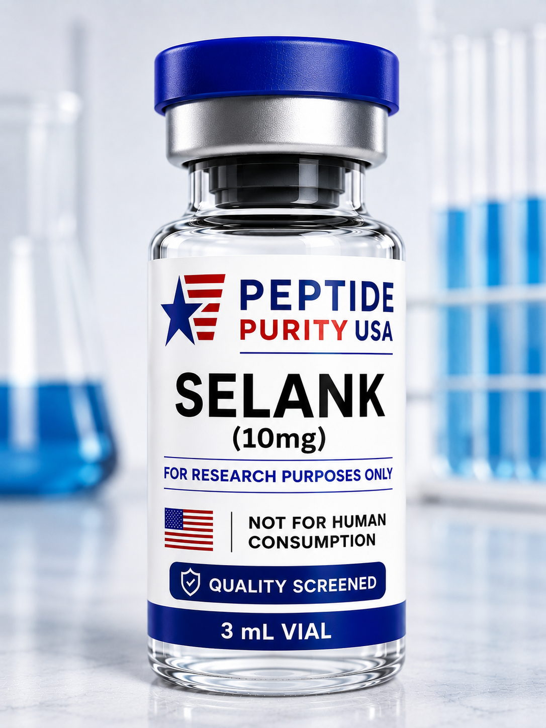 Selank 10mg research vial